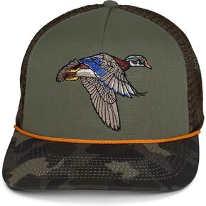 Paramount Outdoors Redfish Performance Fishing Hat Laser Perforated Quick Dry Trucker Hat Rope Cap (Lime)