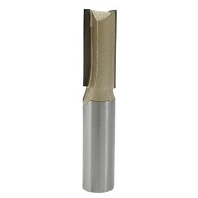 Straight Cut Router Bit 1/2" Dia. 2-Flute Straight Router Bit with 1/2" Shank Carbide Tipped Router Bit, Silver