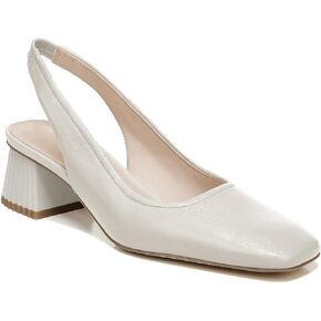 Juliet Holy Women's Slingback Low Chunky Heels Pumps Closed Square Toe Block Heel Slip On Party Dress Work Shoes
