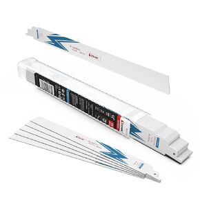 EZARC Reciprocating Saw Blade Bi-Metal Cobalt Sabre Saw Blades for Heavy Metal Cutting 6-Inch 14TPI R626PM+ (5-Pack)