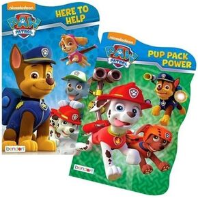 Paw Patrol Board Book Set - 2 Shaped Board Books (Original Version)