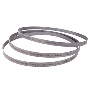27 Inch Bandsaw Blades 18 TPI for DCS377,M 48-39-0572 Portable Band Saw Blade M42 Material 3 Pack