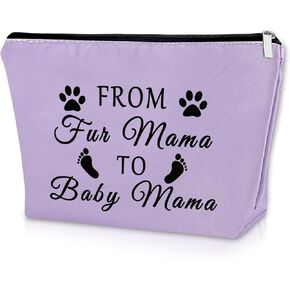 Sazuwu New Mom Gifts Mom to Be Gift First Time Makeup Bag Pregnancy Announcement Gift Baby Reveal Gift for New Mother Cosmetic Bag New Mommy Gift Mothers Day Gift for New Mom Travel Pouch