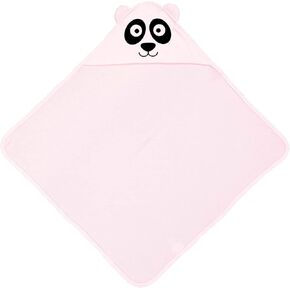 Aiden's Corner Cute Adorable Baby Animal Panda Bear Hooded Bath Towels with Ears (White)