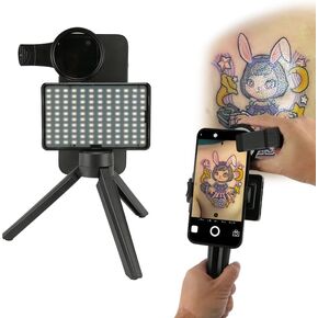 Tattoo Equipment and Supplies,Tattoo Continuous-Output-Lighting Fill Light for Tattoo Artist Gifts,Tattoo Accessories with Front & Back Clip,Tattoo Light with Stand Photography Lighting