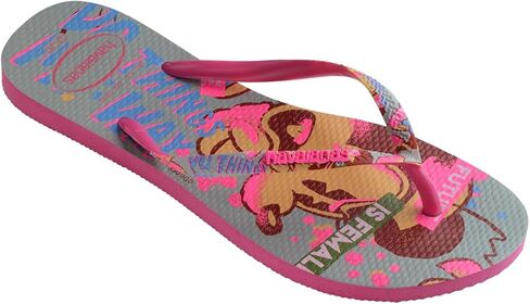 Havaianas Women Slim Disney Stylish Flip Flops - Minnie Mouse Fashion Sandals - Pink Flux, 6 in Saudi Arabia