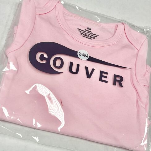 COUVER Soft Cotton Baby & Girls Crew Neck Solid/Stripe Long Sleeve Shirts in Kuwait