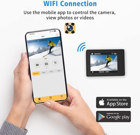 Waterproof 4K Action Camera Underwater 131FT, 4K 30FPS 16MP WiFi Ultra HD Video Camera for Vlogging Recording, Anti-shake Digital Sports Camera for Photography, Remote Control 4xZoom,170°Wide Angle in Kuwait