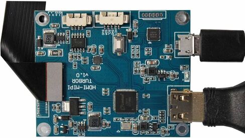 3.4 inch 800x800 IPS MIPI 330nit Round LCD Screen and mini HDMI 39 pins Controller Board,Micro USB Power Port in Kuwait