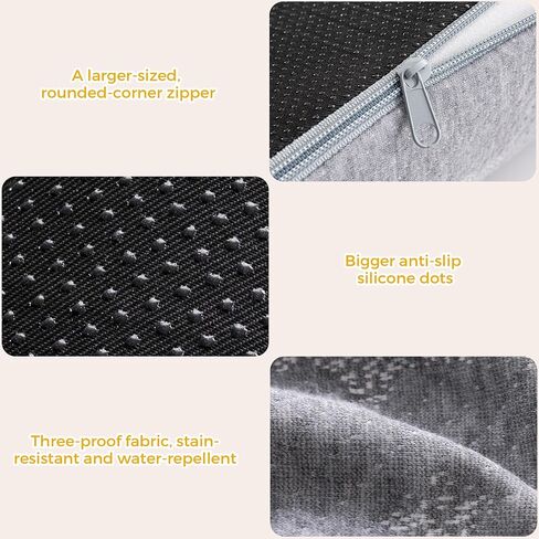 Bed Rail Bumpers for Toddlers with Pad - Foam Foldable Bed Bumper Guard with Dual Non-Slip Pads Waterproof Washable Soft Removable Cover Safe Bed Rail for Toddlers, Kids Senior in Kuwait