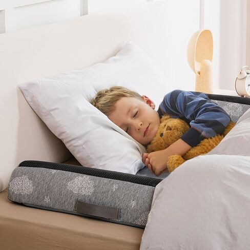 Bed Rail Bumpers for Toddlers with Pad - Foam Foldable Bed Bumper Guard with Dual Non-Slip Pads Waterproof Washable Soft Removable Cover Safe Bed Rail for Toddlers, Kids Senior in Kuwait