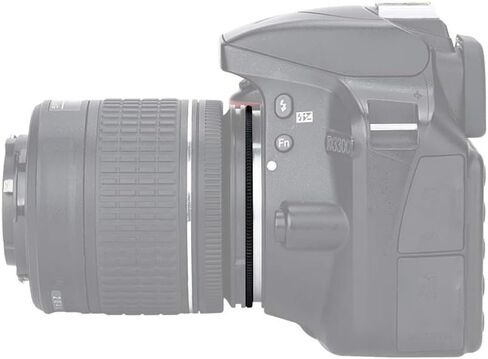 حلقة محول عكسي لعدسة ماكرو 55 مم لكاميرا Nikon D3500 D3400 D5600 مع عدسة AF-P 18-55 مم والمزيد من كاميرا Nikon F Mount DSLR مع عدسة تحتوي على خيط فلتر 55 مم in Kuwait