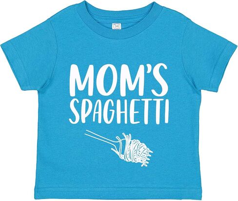 Tees & Tails Mom's Spaghetti 90s Hip Hop Retro Baby Infant Toddler Tee Shirt (Assorted Colors) in Saudi Arabia