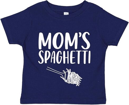 Tees & Tails Mom's Spaghetti 90s Hip Hop Retro Baby Infant Toddler Tee Shirt (Assorted Colors) in Saudi Arabia
