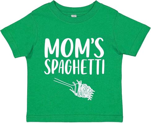 Tees & Tails Mom's Spaghetti 90s Hip Hop Retro Baby Infant Toddler Tee Shirt (Assorted Colors) in Saudi Arabia