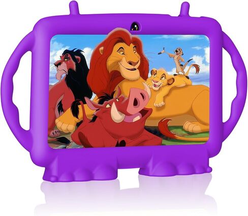 Kids Tablet, 7 inch Tablet for Kids, 6GB RAM 32GB ROM Android 13 Toddler Tablet with GMS, WiFi, Bluetooth, Parental Control, Dual Camera, Shockproof Case, Kids App Pre-Installed (Pink) in Saudi Arabia