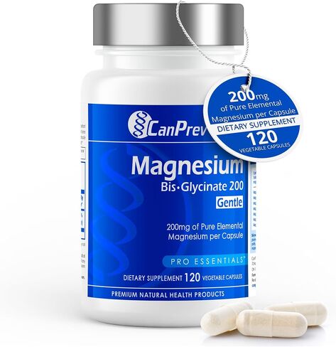 CanPrev Magnesium Bis-Glycinate 200, Veggie Capsules (240 Count (Pack of 1)) in Saudi Arabia