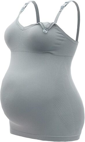 MakeMeChic Women's Maternity 3 Pack Nursing Bra Lace Trim Adjustable Strap Full Bust Pregnancy Bralette in Saudi Arabia