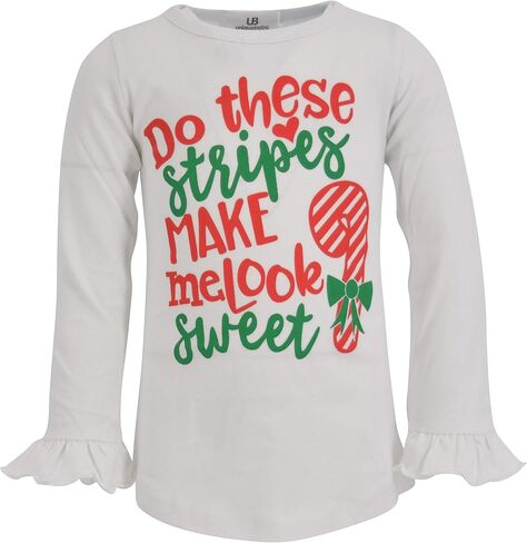 Unique Baby Girls Toddlers Kids Clothes 2pc Long Sleeve Graphic Shirt with Leggings Set in Kuwait