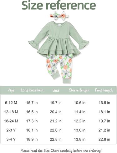 Toddler Girl Clothes Solid Color Green Top and Long Pants Baby Girl Winter Outfit Girl Clothes in Saudi Arabia