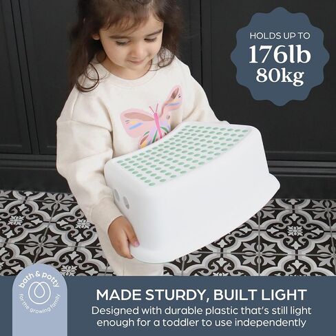 Dreambaby Step Stool for Kids - Non-Slip Base and Contoured Design for Toilet Potty Training and Sink Use - Mint in Kuwait