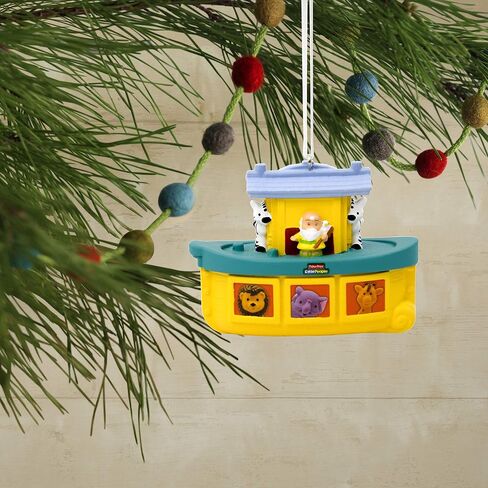 Hallmark Mattel Fisher Price Baby's First Stacker 2024 Christmas Ornament in Saudi Arabia