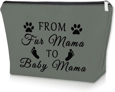 Sazuwu New Mom Gifts Mom to Be Gift First Time Makeup Bag Pregnancy Announcement Gift Baby Reveal Gift for New Mother Cosmetic Bag New Mommy Gift Mothers Day Gift for New Mom Travel Pouch in Saudi Arabia