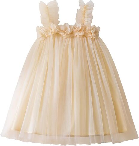 HNXDYY Baby Girl Casual Tutu Dress Strap Flower Tulle Princess Dresses in Saudi Arabia