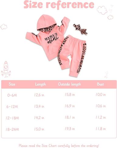 oklady Baby Girl Clothes Litter Print Hoodie Tops Patchwork Design Pants Baby Girl Fall Winter Outfits in Kuwait
