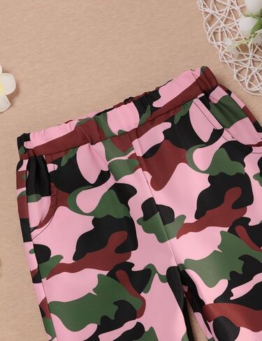 oklady Baby Girl Clothes Litter Print Hoodie Tops Patchwork Design Pants Baby Girl Fall Winter Outfits in Saudi Arabia