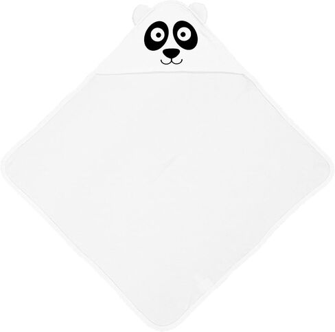 Aiden's Corner Cute Adorable Baby Animal Panda Bear Hooded Bath Towels with Ears (White) in Kuwait
