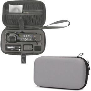 Storage Bag compatible with DJI Osmo Pocket 3, Carrying Case Handbag Travel Case Compatible with OSMO Pocket 3 Handheld Gimbal Accessories (Grey)