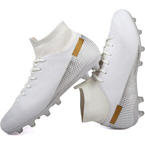 Soccer Cleats Mens Women Outdoor Soccer Shoes for Big Boy AG/FG