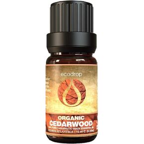 Ecodrop Pure Sandalwood Essential Oil - 0.33 Fl Oz | 100% Natural Therapeutic Grade Indian Santalum Album Oil | Organic Aromatherapy Diffuser & Topical Oil for Relaxation & Skincare