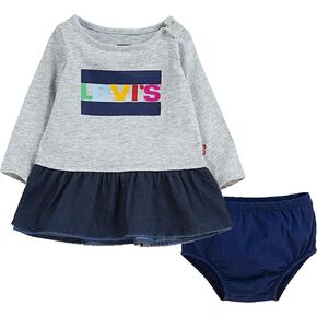 فستان Levi's Baby للفتيات بأكمام طويلة