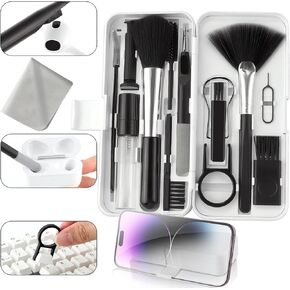 18 in 1 Laptop Cleaning Kit - Keyboard Cleaner, Electronic Cleaner Kit, Keyboard Cleaning Kit, Computer Cleaning Kit,Electronic Cleaning Kit for Airpods/laptop/phone/computer/screen (5ml clean liquid)