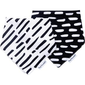 Tiny Twinkle Bandana Scarf Bibs - Water Resistant and Absorbent Infant Drool and Teething Baby Bibs