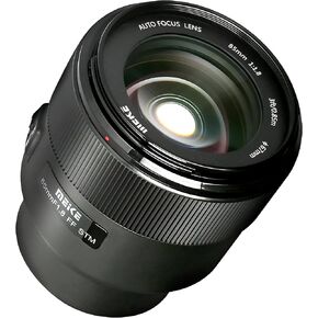 Meike 85mm F1.8 f/1.8 STM E-Mount Full Frame Large Aperture Auto Focus Lens for Sony E-Mount Cameras A7R A74 A7R4 A7C A7III A7RII A7RIII A7SIII A7SII A9 A6600 A6500 A6400 A6300 A6100 A6000
