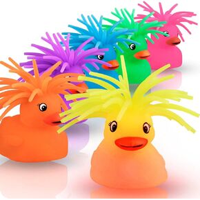 Light Up Funky Flashing Disco Duck (Set of 6)