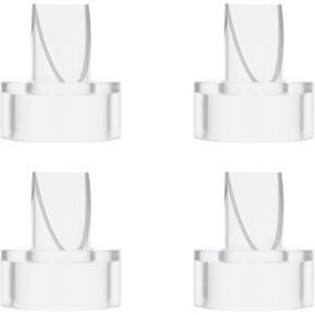 Duckbill Valves Breast Pump Parts Compatible with Spectra Replacement Pump Parts, Spectra Duckbill Valve, Spectra Breast Pump, Spectra Bottles, Spectra s1/s2/9 Plus, Not Original Accessories, 4 PCS