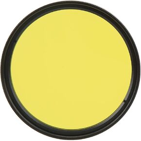 52mm Camera Lens Filter, Camera Lens Filter Optical Glass Camera Lens Filter for Nikon for Fujifilm Digital Cameras Series (Yellow)