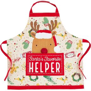 Mud Pie Children Light Up Reindeer Apron; 21" x 21"