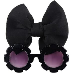 AAWAAP Kids Sunglasses Flower and Headbands For Baby Girls Toddler Sunglasses 1 2 3 4 Years Old Boys Girls