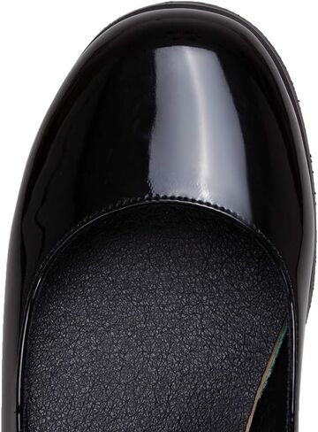 Womens Patent Mary Jane Flats Closed Toe Comfortable Shoes in Kuwait