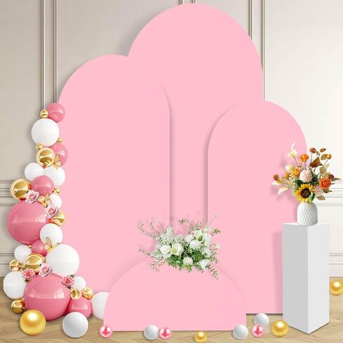 7.2 FT Arch Backdrop Cover, White Arch Cover, Spandex Fitted Wedding Arch Covers Stretchy Backdrop, Chiara Backdrop Stand Covers for Baby Shower Birthday Balloon Arch Decor White in Saudi Arabia