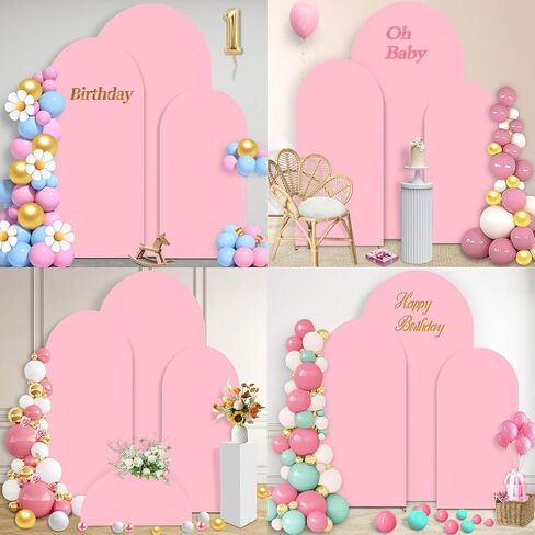 7.2 FT Arch Backdrop Cover, White Arch Cover, Spandex Fitted Wedding Arch Covers Stretchy Backdrop, Chiara Backdrop Stand Covers for Baby Shower Birthday Balloon Arch Decor White in Saudi Arabia