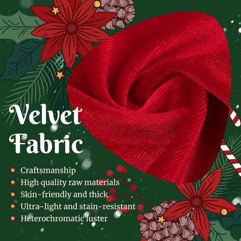 6'' Large Christmas Velvet Hair Bows Alligator Clips for Women Red Bows Clip for Hair Bowknot Baby Girls Kids Christmas Hair Accessories Green White in Saudi Arabia