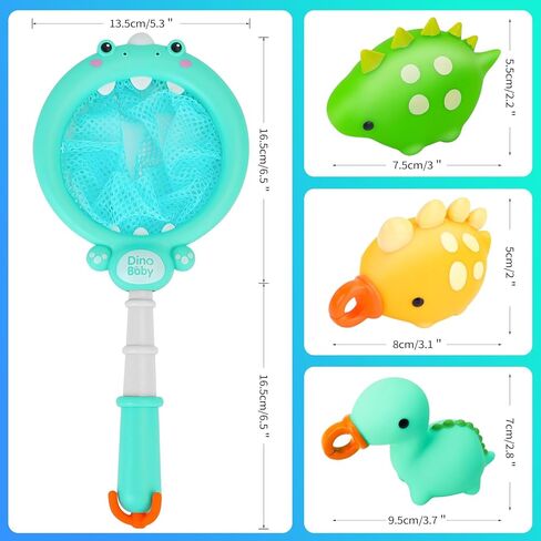 ألعاب الحمام للأطفال الذين تتراوح أعمارهم بين 1-3 سنوات، ألعاب حمام سيليكون مع منظم 8 قطع ألعاب حوض الاستحمام للأطفال الصغار 2-4 بنين بنات سباحة سلحفاة الرياح حتى حمام السباحة المائي 0-6-12-18 هدايا دش عيد الميلاد in Kuwait