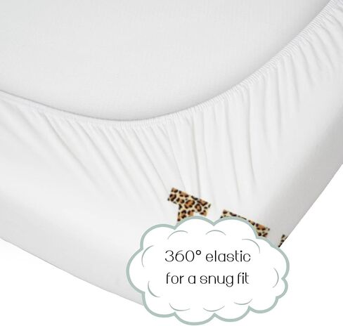 HawSkgFub Wild One Safari Animals Truck Fitted Standard Crib Sheet for Baby Boy Girl, Neutral African Jungle Animal Toddler Mattress Cover, Soft Stretchy Nursery Bed Sheets Decor Kids Gift 52 x 28 in Saudi Arabia