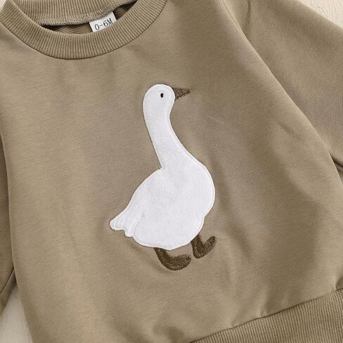 FIOMVA Toddler Baby Boy Fall Winter Clothes Outfit Farm Long Sleeve Sweatshirt Top+Long Pant Set 3 6 9 12 18 24Month 2t 3t in Saudi Arabia